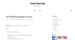 Desktop Screenshot of codemarvels.com