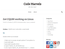 Tablet Screenshot of codemarvels.com